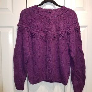 Vintage Cape Isle Knitters Cardigan Sweater